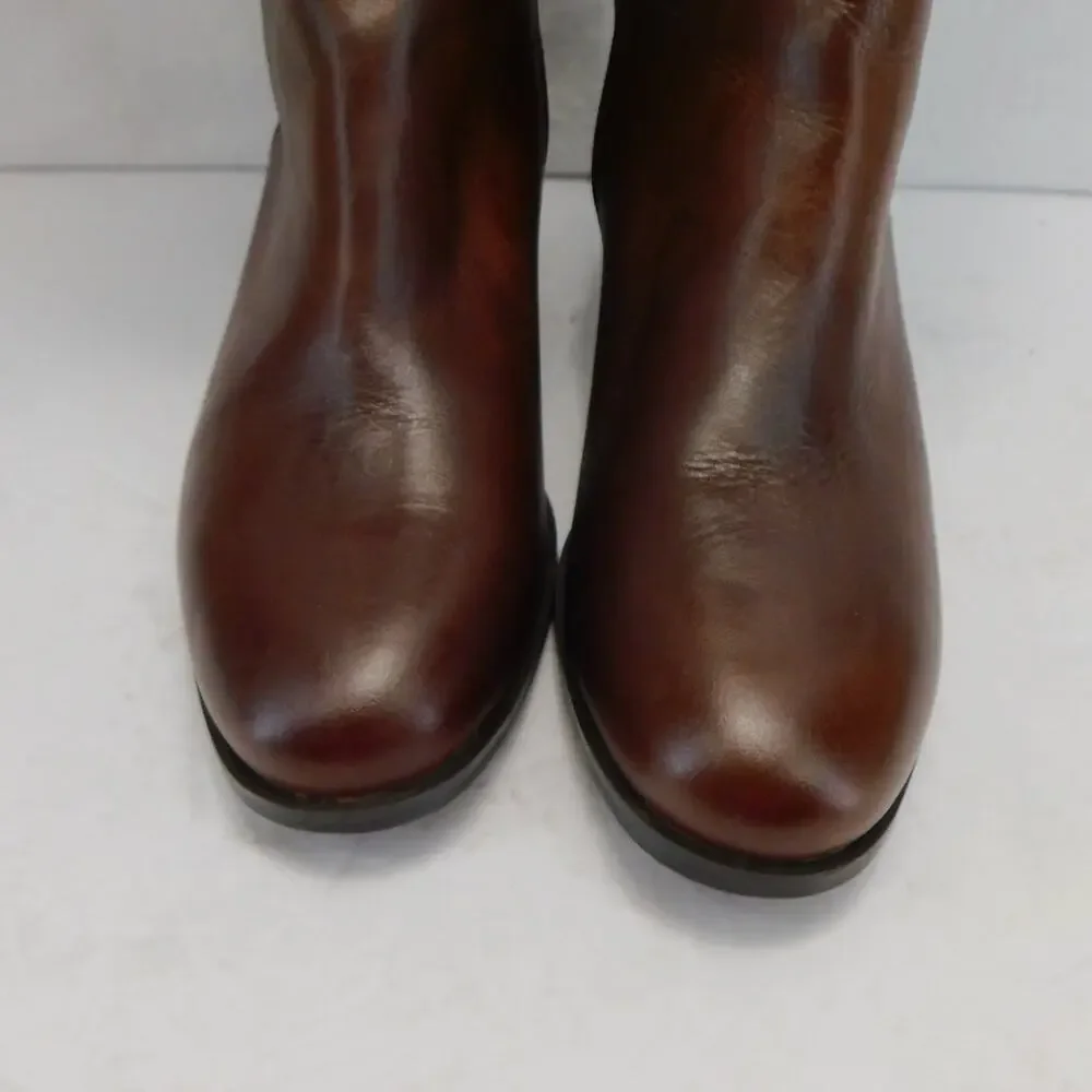 Rockport Evalyn Brown Tall Boot Saddle Block Heel Women's Size 7.5 - New - Picture 6 of 16